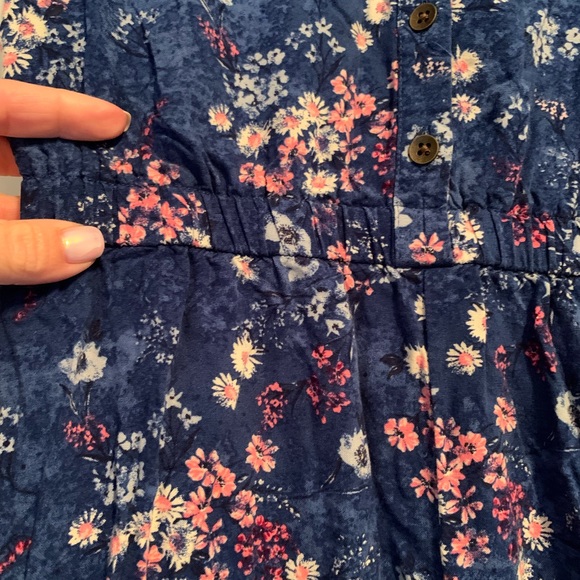 Girls size large floral jumpsuit - Picture 3 of 7